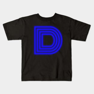 Letter D Letter Art Kids T-Shirt